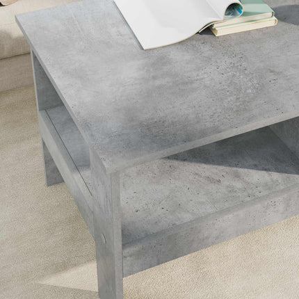 Kaffeebord Betonggrå 90 x 50 x 45 cm Konstruerat trä