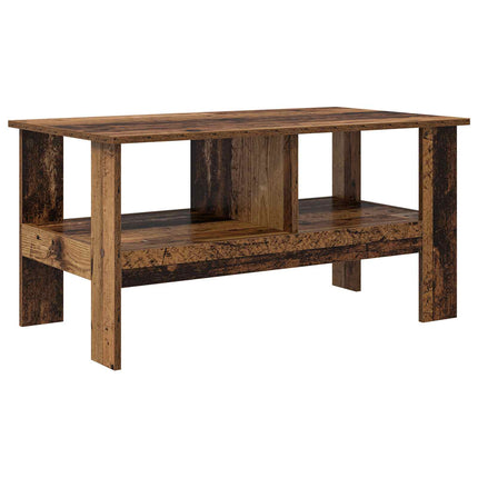 Kaffeebord Gammalt trä 90 x 50 x 45 cm Konstruerat trä