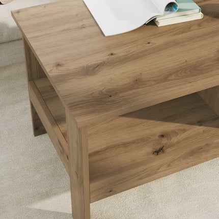 Kaffeebord Artisan Ek 90 x 50 x 45 cm Konstruerat trä