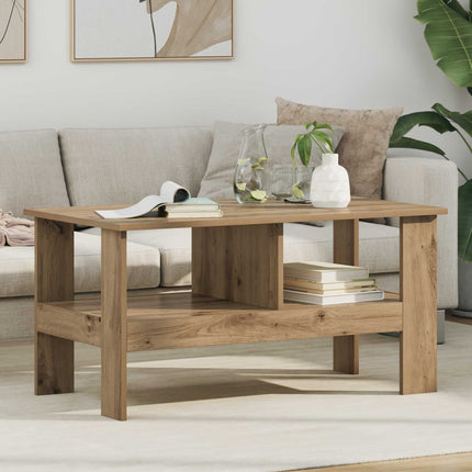 Kaffeebord Artisan Ek 90 x 50 x 45 cm Konstruerat trä