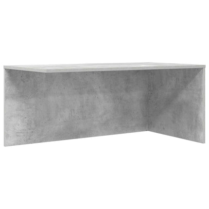 Kaffebordsset 2 pcs Betonggrå Konstruerat trä