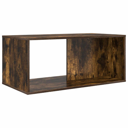 Kaffebordsset 2 st Rökt ek 90 x 48 x 40 cm Konstruerat trä