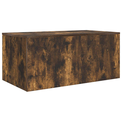 Kaffebordsset 2 st Rökt ek 90 x 48 x 40 cm Konstruerat trä