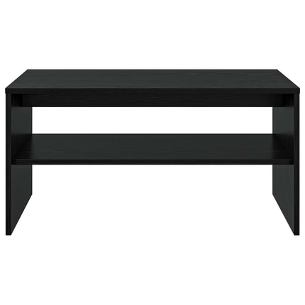 Kaffeebord Svart Ek 80 x 50 x 40 cm Konstruerat trä