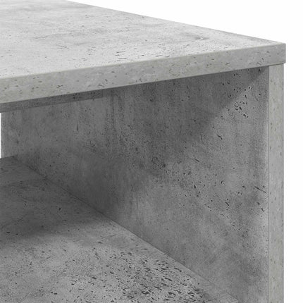 Kaffeebord Betonggrå 80 x 50 x 40 cm Konstruerat trä