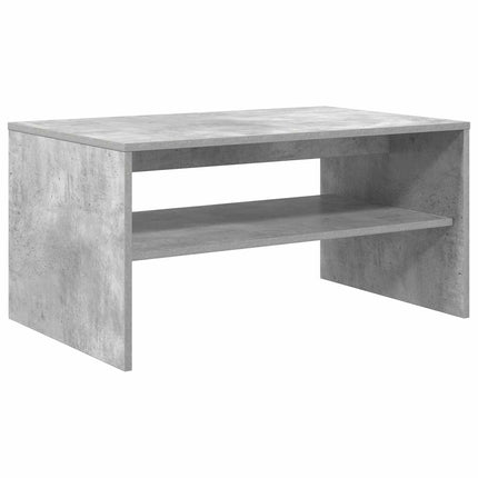 Kaffeebord Betonggrå 80 x 50 x 40 cm Konstruerat trä