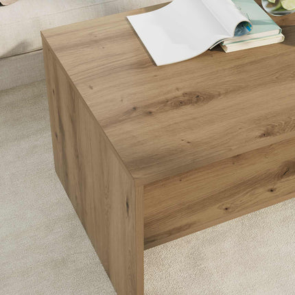 Kaffeebord Artisan Ek 80 x 50 x 40 cm Konstruerat trä