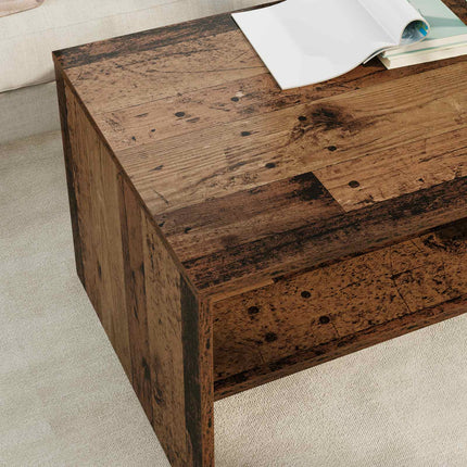 Kaffeebord Gammalt trä 100 x 50 x 40 cm Konstruerat trä