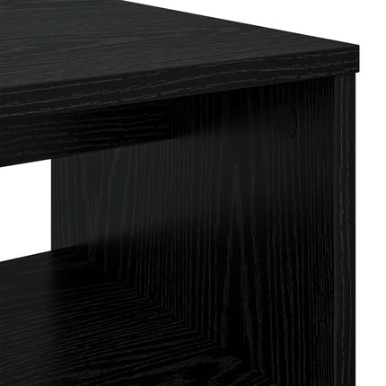 TV-skåp Svart Ek 60 x 35 x 40 cm Konstruerat trä
