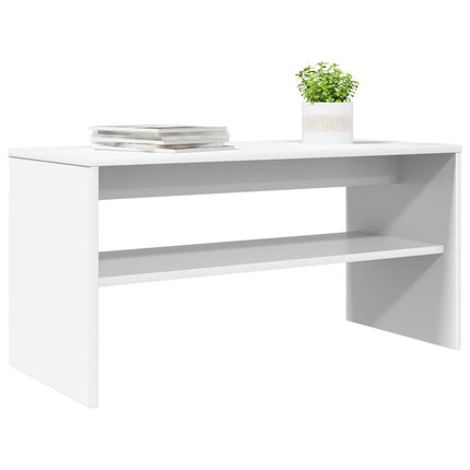 TV-skåp 80 x 35 x 40 cm Vit Konstruerat trä