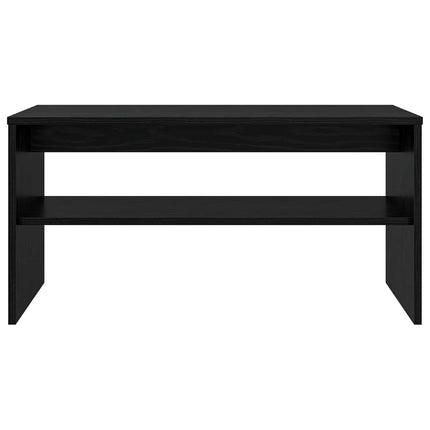 TV-skåp Svart Ek 80 x 35 x 40 cm Konstruerat trä