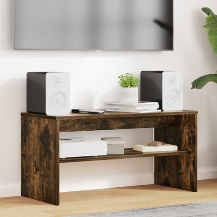 TV-skåp Rökt ek 80 x 35 x 40 cm Konstruerat trä