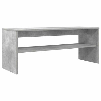 TV-skåp Betonggrå 100 x 35 x 40 cm Konstruerat trä