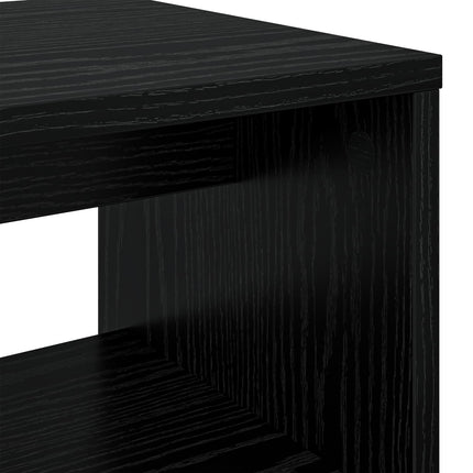 TV-skåp Svart Ek 80 x 30 x 40 cm Konstruerat trä