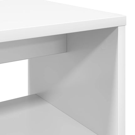 TV-skåp Vit 100 x 30 x 40 cm Konstruerat trä