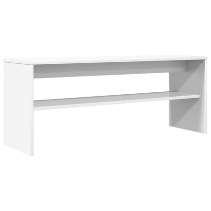 TV-skåp Vit 100 x 30 x 40 cm Konstruerat trä