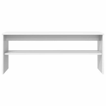 TV-skåp Vit 100 x 30 x 40 cm Konstruerat trä