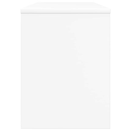 TV-skåp Vit 100 x 30 x 40 cm Konstruerat trä