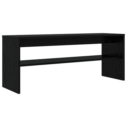 TV-skåp Svart Ek 100 x 30 x 40 cm Konstruerat trä