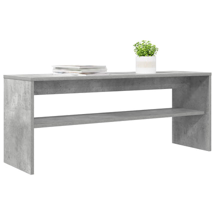 TV-skåp Betonggrå 100 x 30 x 40 cm Konstruerat trä