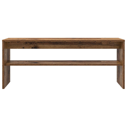 TV-skåp 100 x 30 x 40 cm Gammalt trä Konstruerat trä