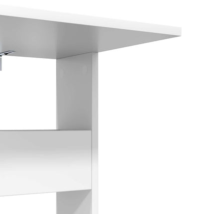Sidobord Vit 40 x 35 x 60,5 cm Konstruerat trä
