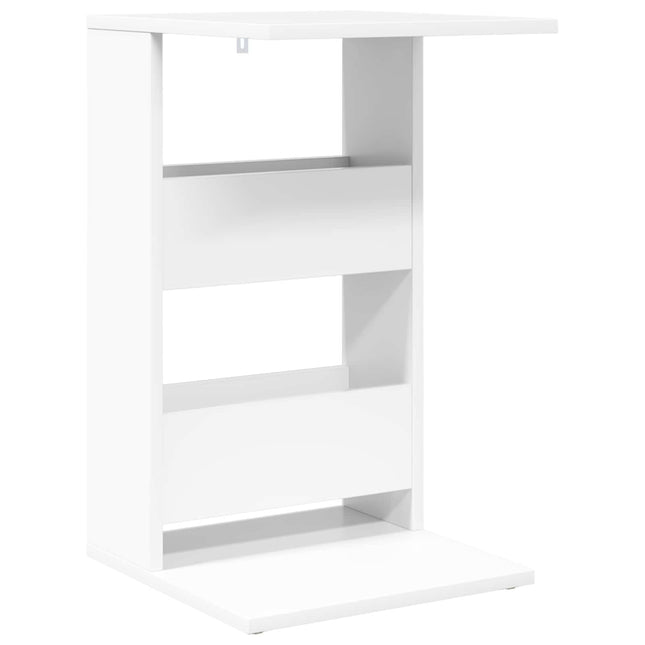 Sidobord Vit 40 x 35 x 60,5 cm Konstruerat trä