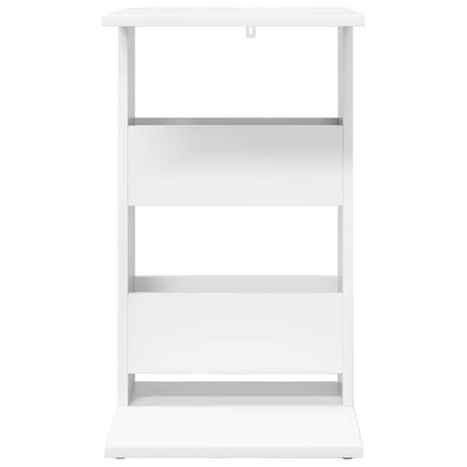 Sidobord Vit 40 x 35 x 60,5 cm Konstruerat trä