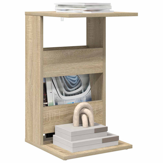 Sidobord Sonoma-ek 40 x 35 x 60,5 cm Konstruerat trä