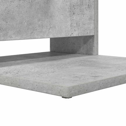 Sidobord Betonggrå 40 x 35 x 60,5 cm Konstruerat trä