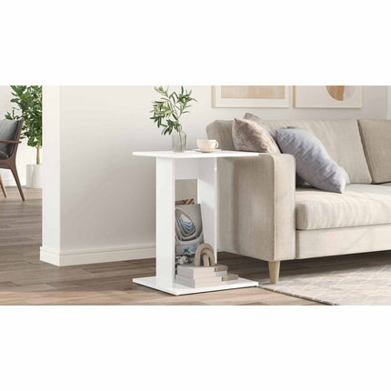 Sidobord Vit 45 x 40 x 62,5 cm Konstruerat trä