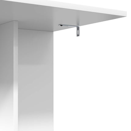 Sidobord Vit 45 x 40 x 62,5 cm Konstruerat trä