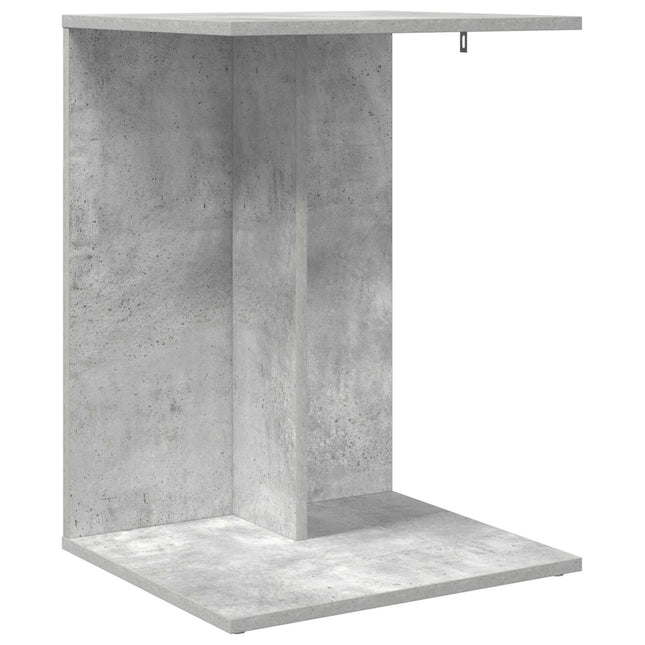 Sidobord Betonggrå 45 x 40 x 62,5 cm Konstruerat trä