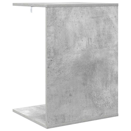 Sidobord Betonggrå 45 x 40 x 62,5 cm Konstruerat trä