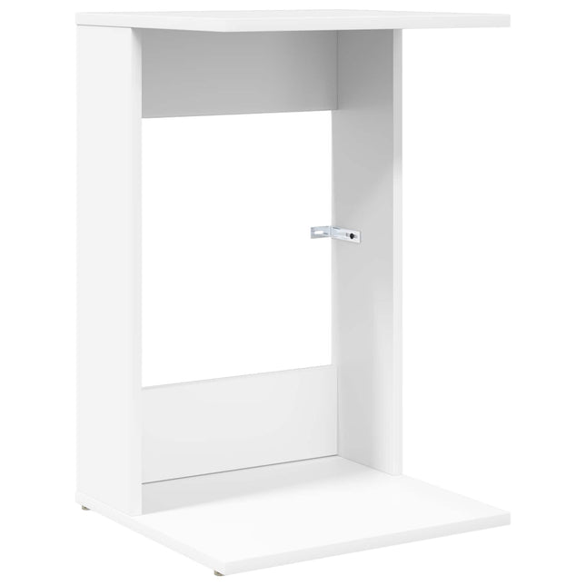 Sidobord Vit 40 x 38 x 62,5 cm Konstruerat trä