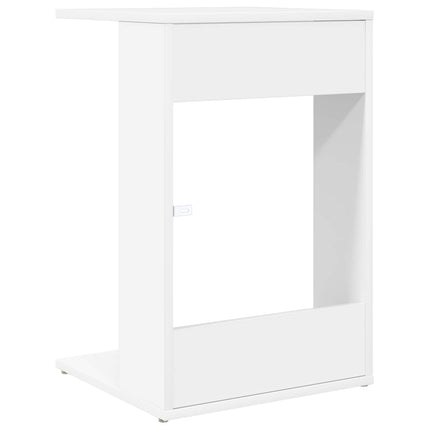 Sidobord Vit 40 x 38 x 62,5 cm Konstruerat trä