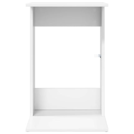 Sidobord Vit 40 x 38 x 62,5 cm Konstruerat trä