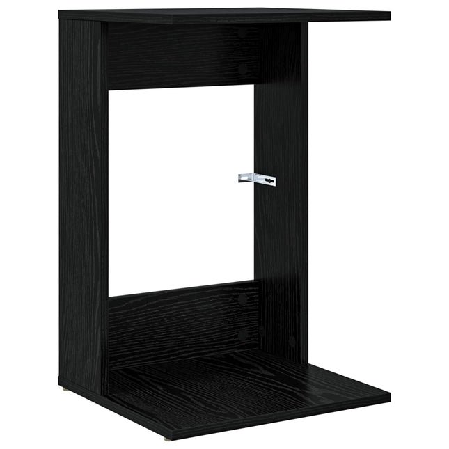 Sidobord Svart Ek 40 x 38 x 62,5 cm Konstruerat trä
