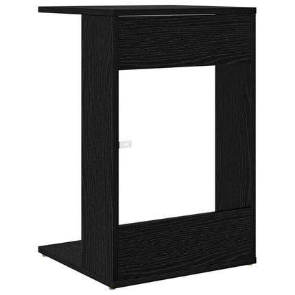 Sidobord Svart Ek 40 x 38 x 62,5 cm Konstruerat trä