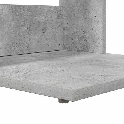 Sidobord Betonggrå 40 x 38 x 62,5 cm Konstruerat trä