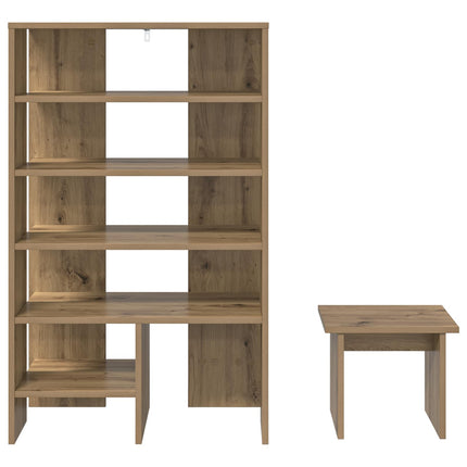 Skoskåp med hylla med lagring 2 pcs Artisan Ek Konstruerat trä