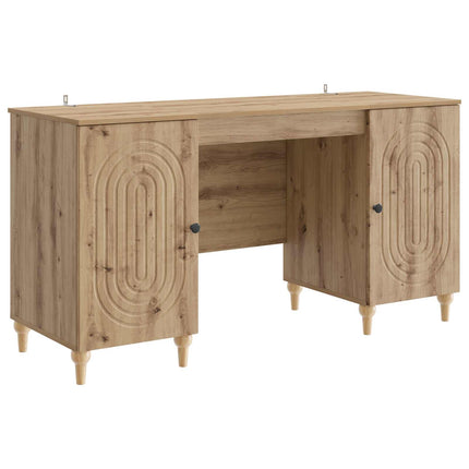 Skrivbord Artisan-ek 142,5 x 50 x 75 cm Konstruerat trä