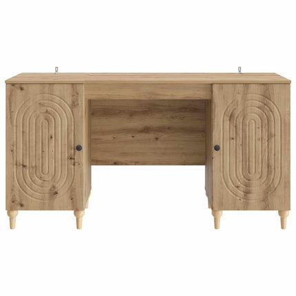 Skrivbord Artisan-ek 142,5 x 50 x 75 cm Konstruerat trä