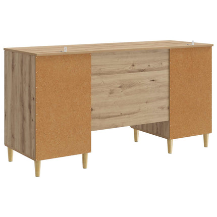 Skrivbord Artisan-ek 142,5 x 50 x 75 cm Konstruerat trä
