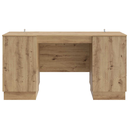 Skrivbord Artisan-ek 142,5 x 50 x 75 cm Konstruerat trä