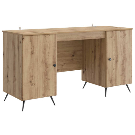 Skrivbord Artisan-ek 142,5 x 50 x 75 cm Konstruerat trä