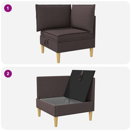 Soffa med förvaring Tyg
