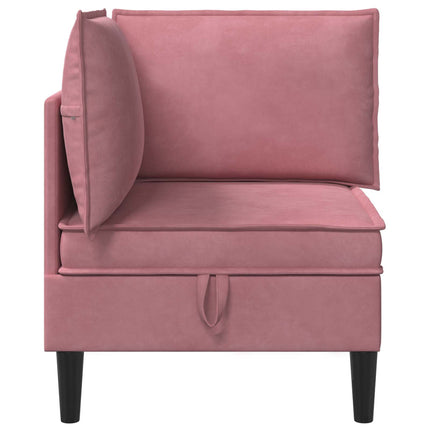 Soffa med förvaring Rosa Sammet