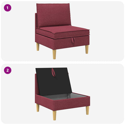 Soffa med förvaring Tyg