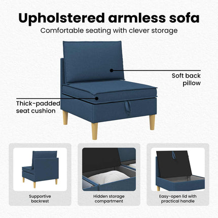 Soffa med förvaring Tyg